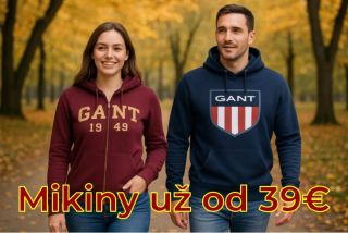 Trochu sa nám ochladilo, tak sa zahrejte pri vybere značkovej mikiny. Ceny už od 39€ 🤩 všetko original